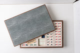 Faux Shagreen Mahjong Box Set