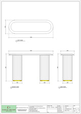 Burl Walnut Console Table