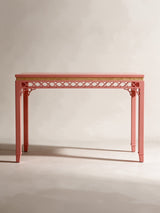 Trellis Fretwork Console Table