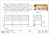 Singapore Rattan Bench