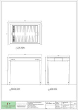 Raffles Backgammon Table