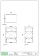 Maugham Bedside Table