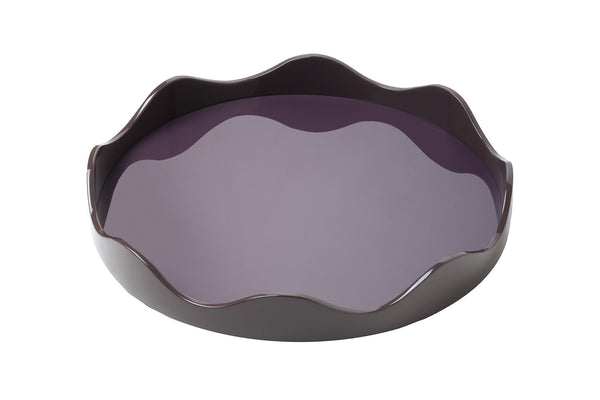 Wavy Lacquer Tray Medium