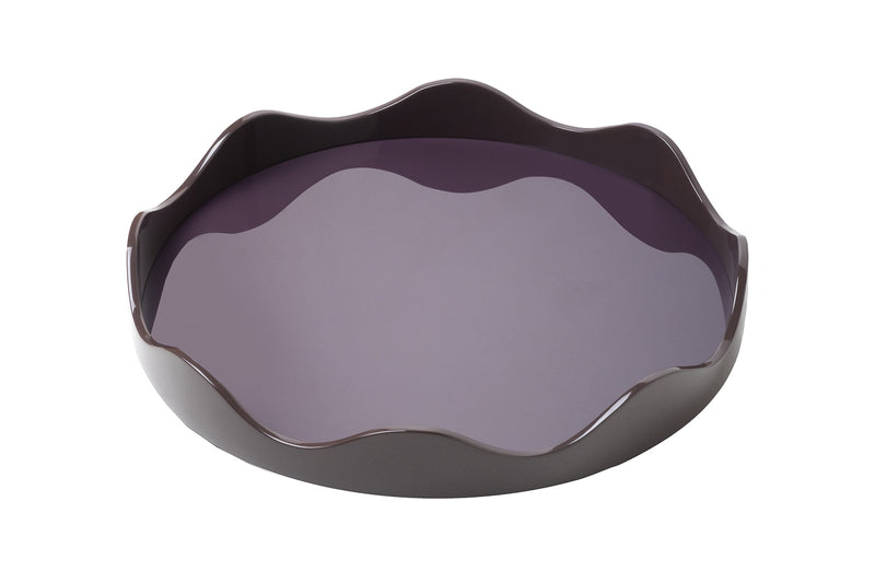Wavy Lacquer Tray Medium