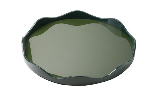 Wavy Lacquer Tray Medium