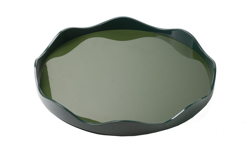 Wavy Lacquer Tray Medium