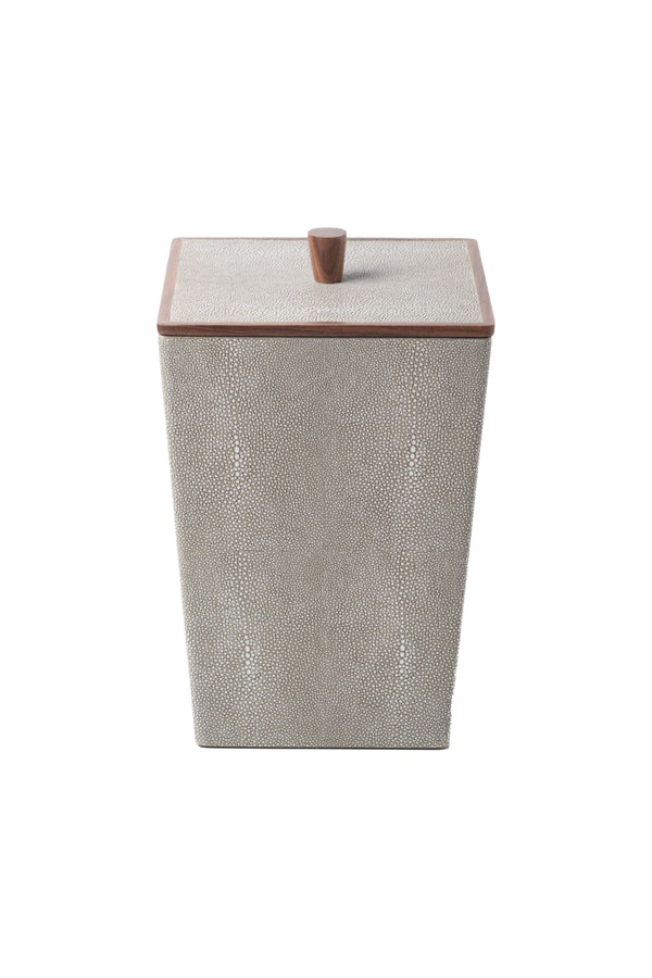 Faux Shagreen Watepaper Basket