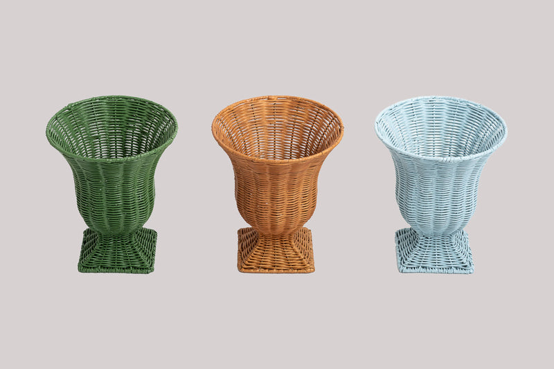Rattan Urn Small