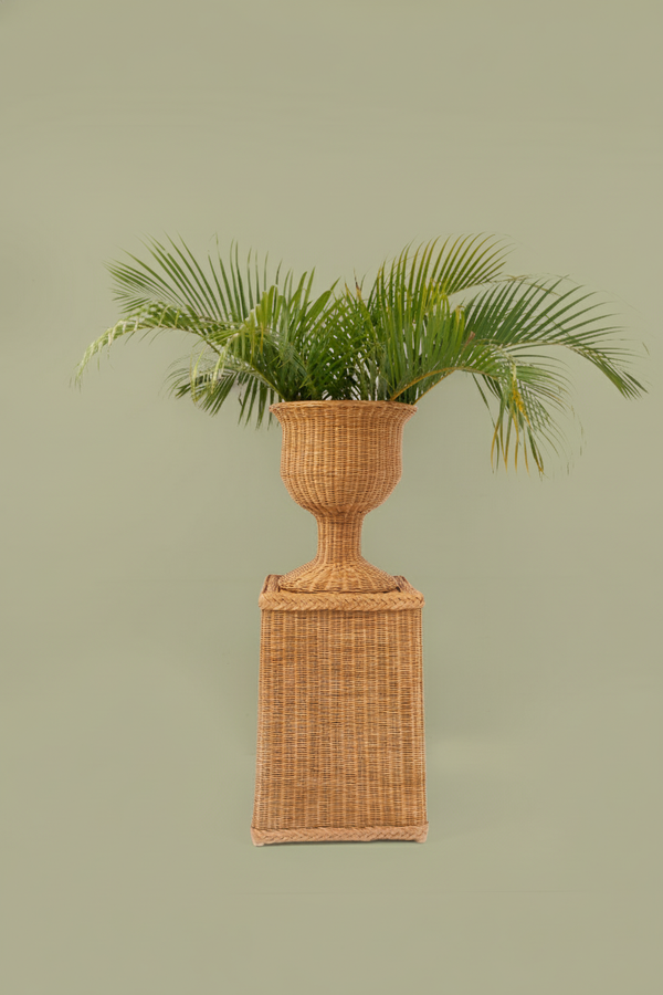 Sumba Rattan Urn