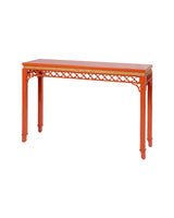 Trellis Fretwork Console Table