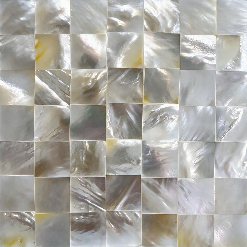 Square White Mother of Pearl