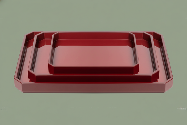 Rectangle Lacquer Tray Small