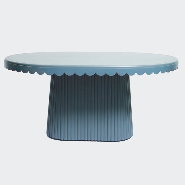 Wave Oval Display Table