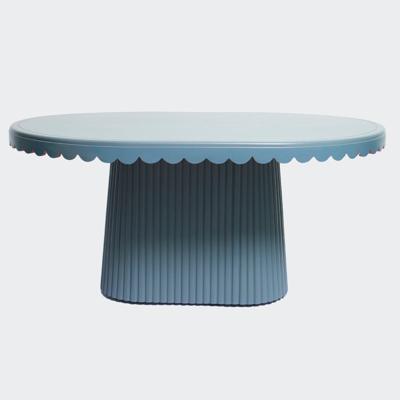 Wave Oval Display Table