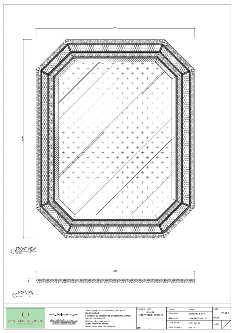 Mandalay Octagonal Mirror