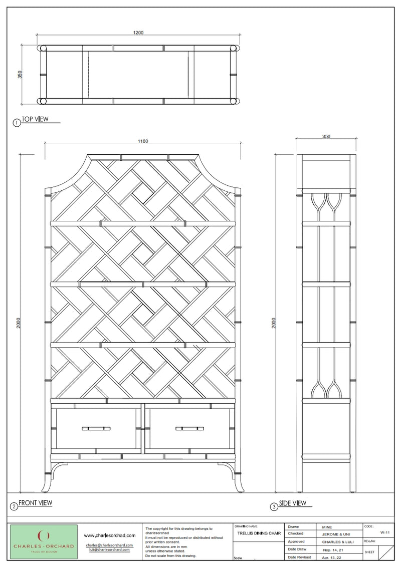 Trellis Étagère